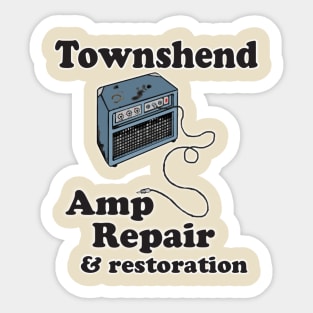 Townshend Amp Repair & restoration Sticker